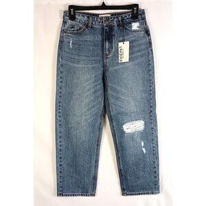 EVIDNT Malibu Girlfriend Jeans Mid Rise Loose Fit NWT Size 25 $108 Retail